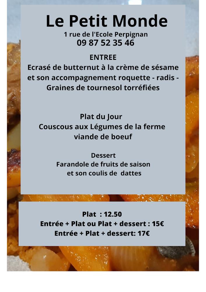 Le Petit Monde - Menu Image 1